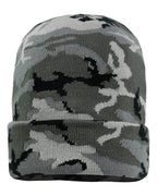 Sportsman Solid 12" Knit Beanie - SP12