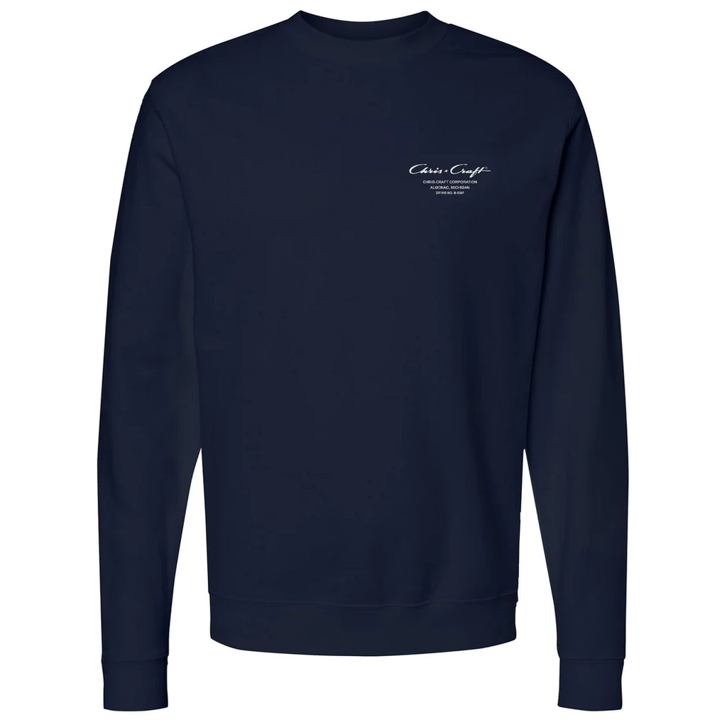 Chris-Craft® Riviera Men's Crewneck Sweatshirt