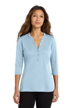 Port Authority Women's UV Choice Pique Henley