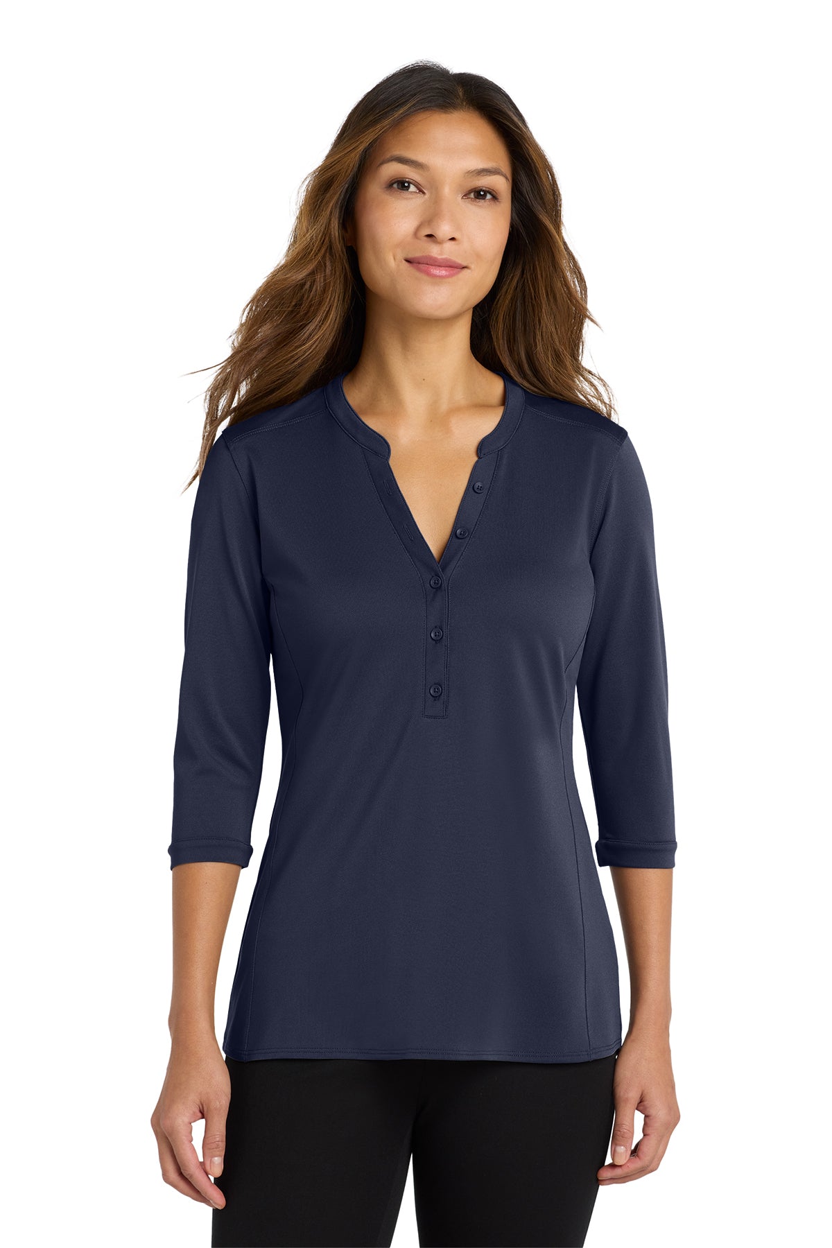 Port Authority Women's UV Choice Pique Henley