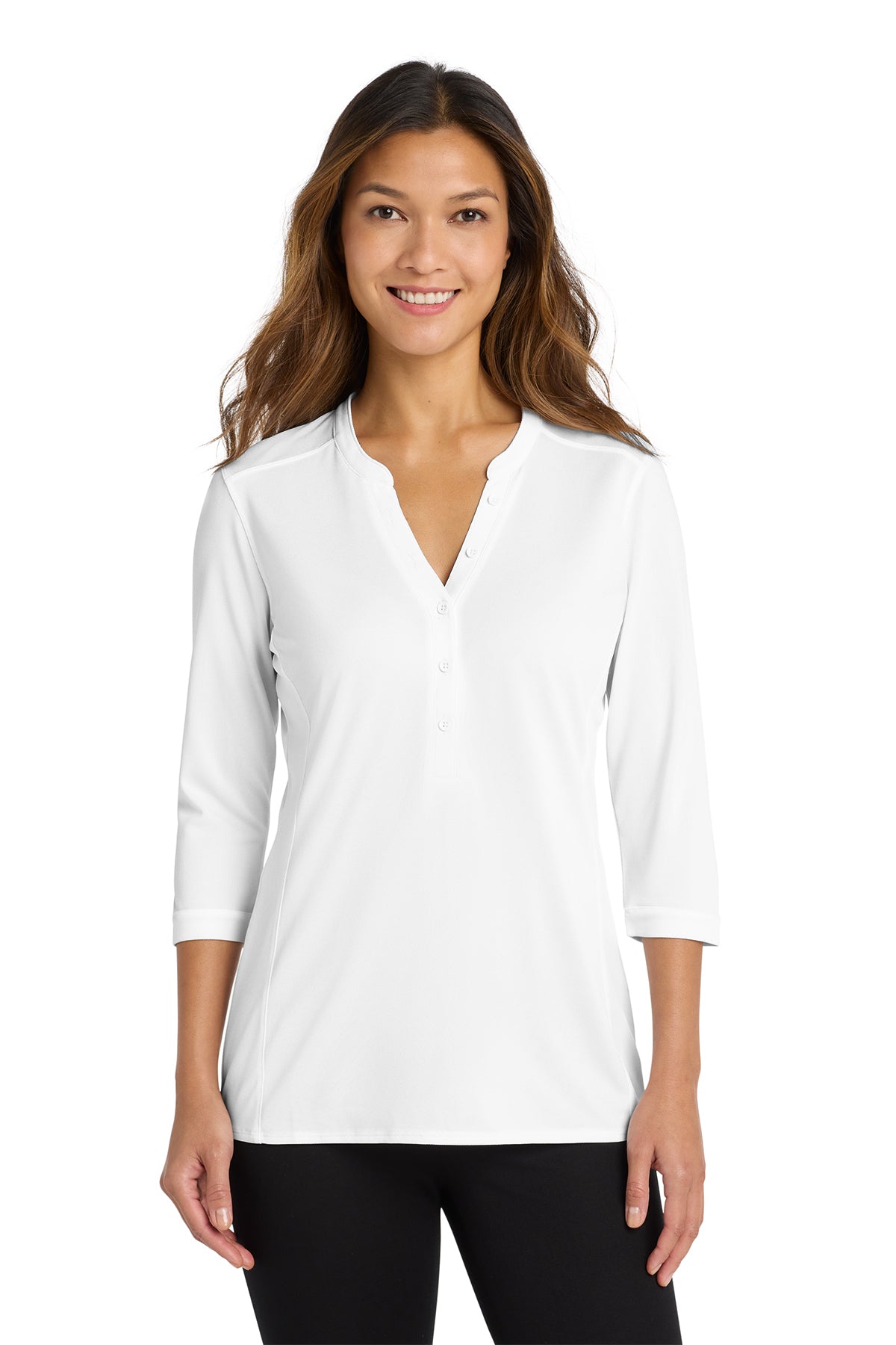 Port Authority Women's UV Choice Pique Henley