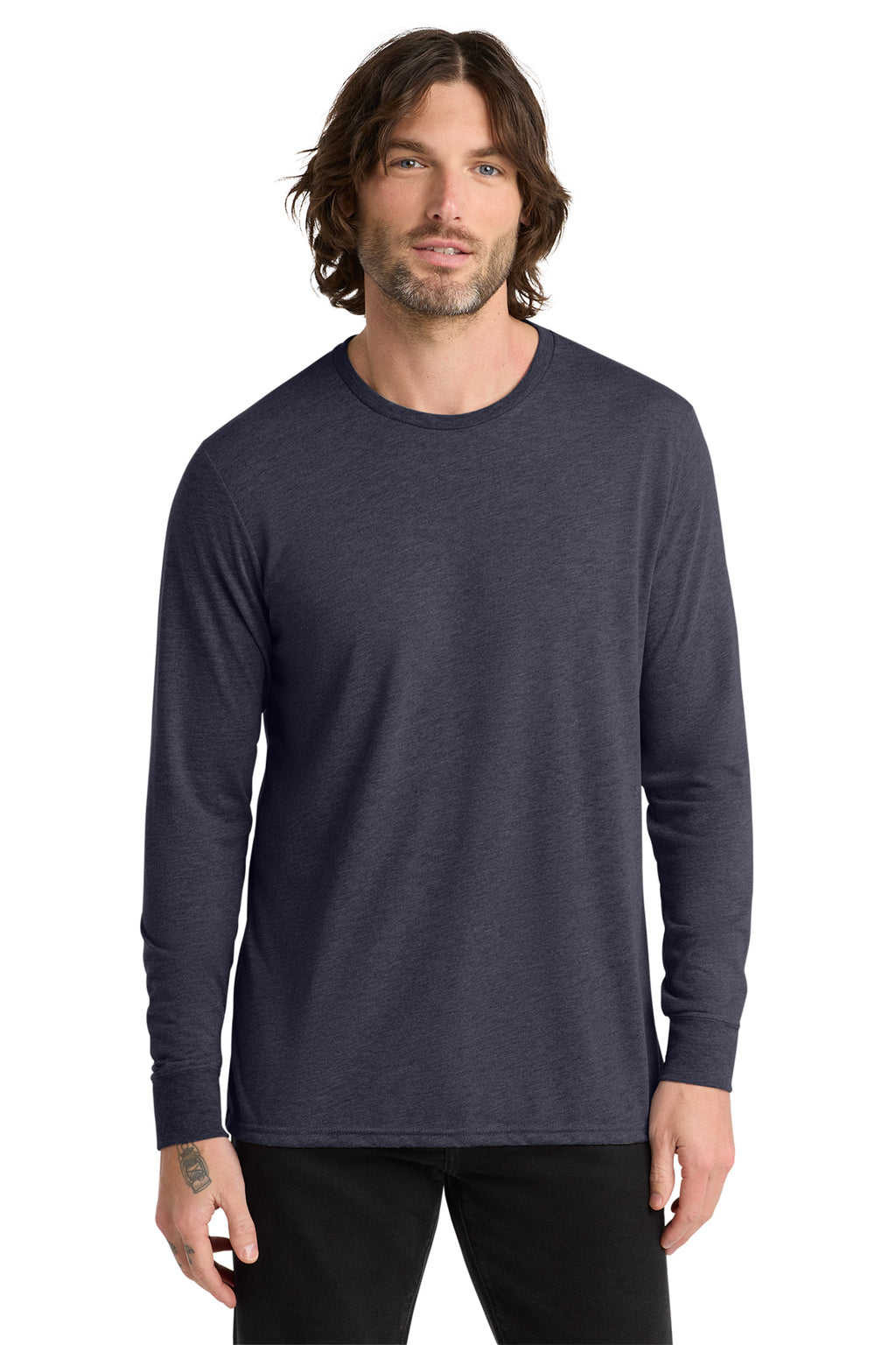 Allmade Unisex Tri-Blend Long Sleeve Tee - Rebel Blue
