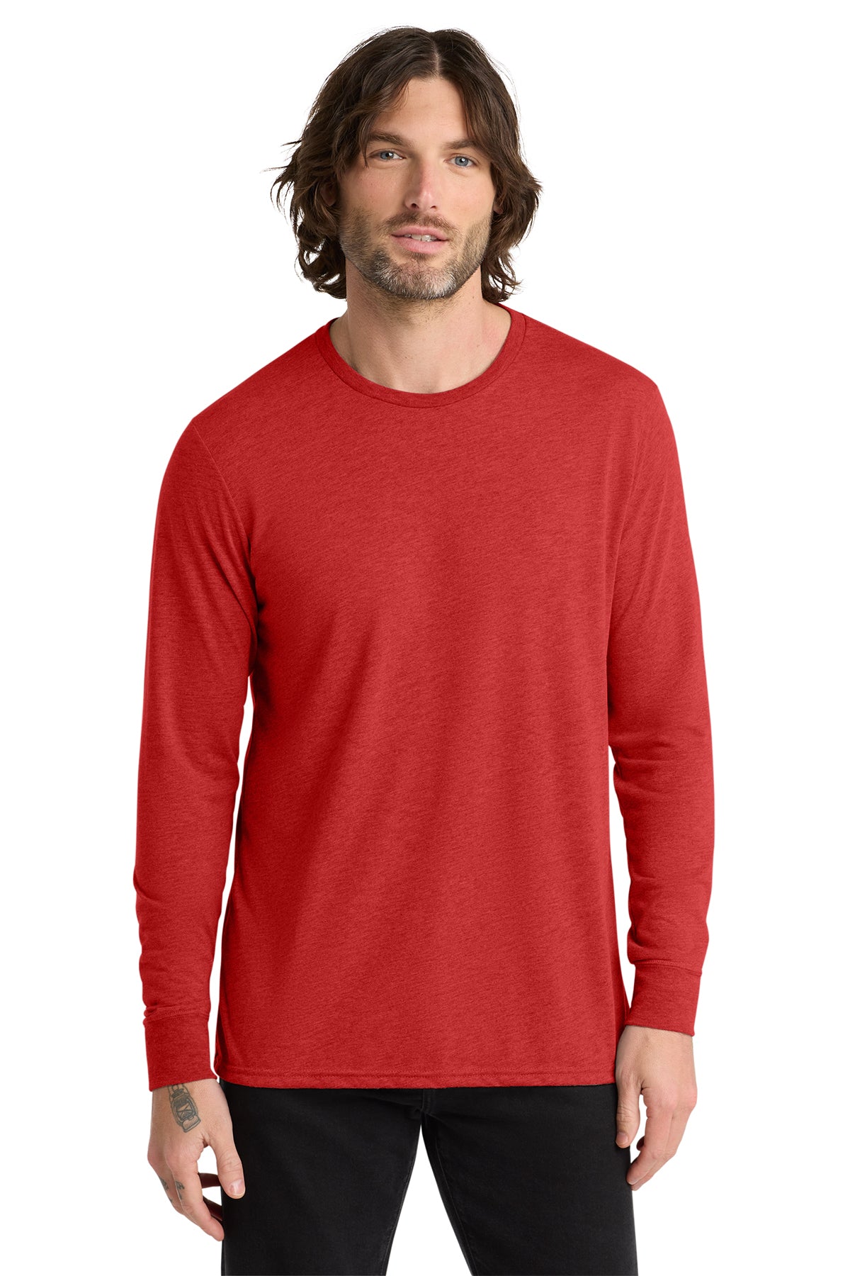Allmade Unisex Tri-Blend Long Sleeve Tee - Rise Up Red