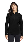 Eddie Bauer® Women's 1/2-Zip Microfleece Jacket - Black
