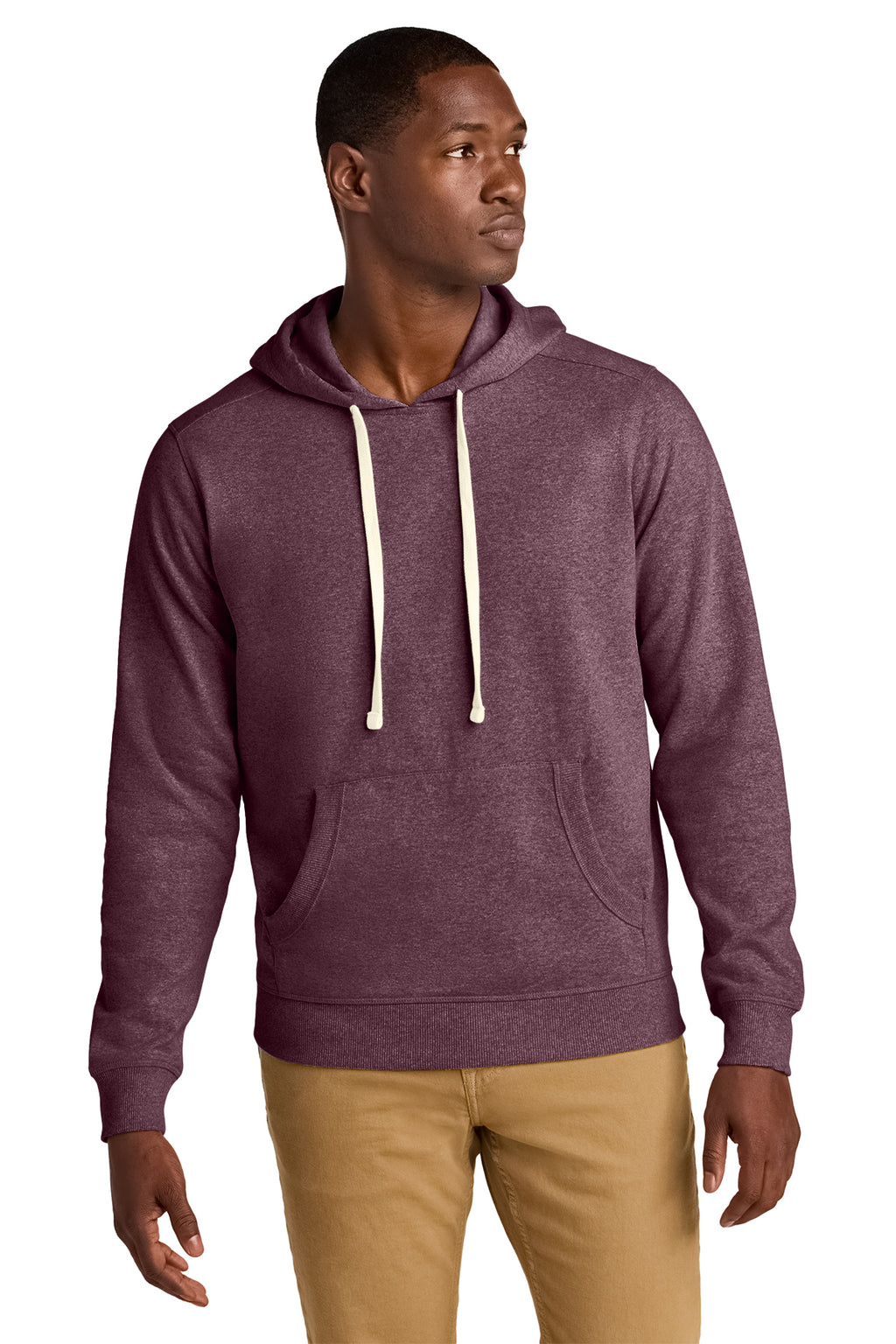 District® Re-Fleece™ Hoodie - Maroon Heather