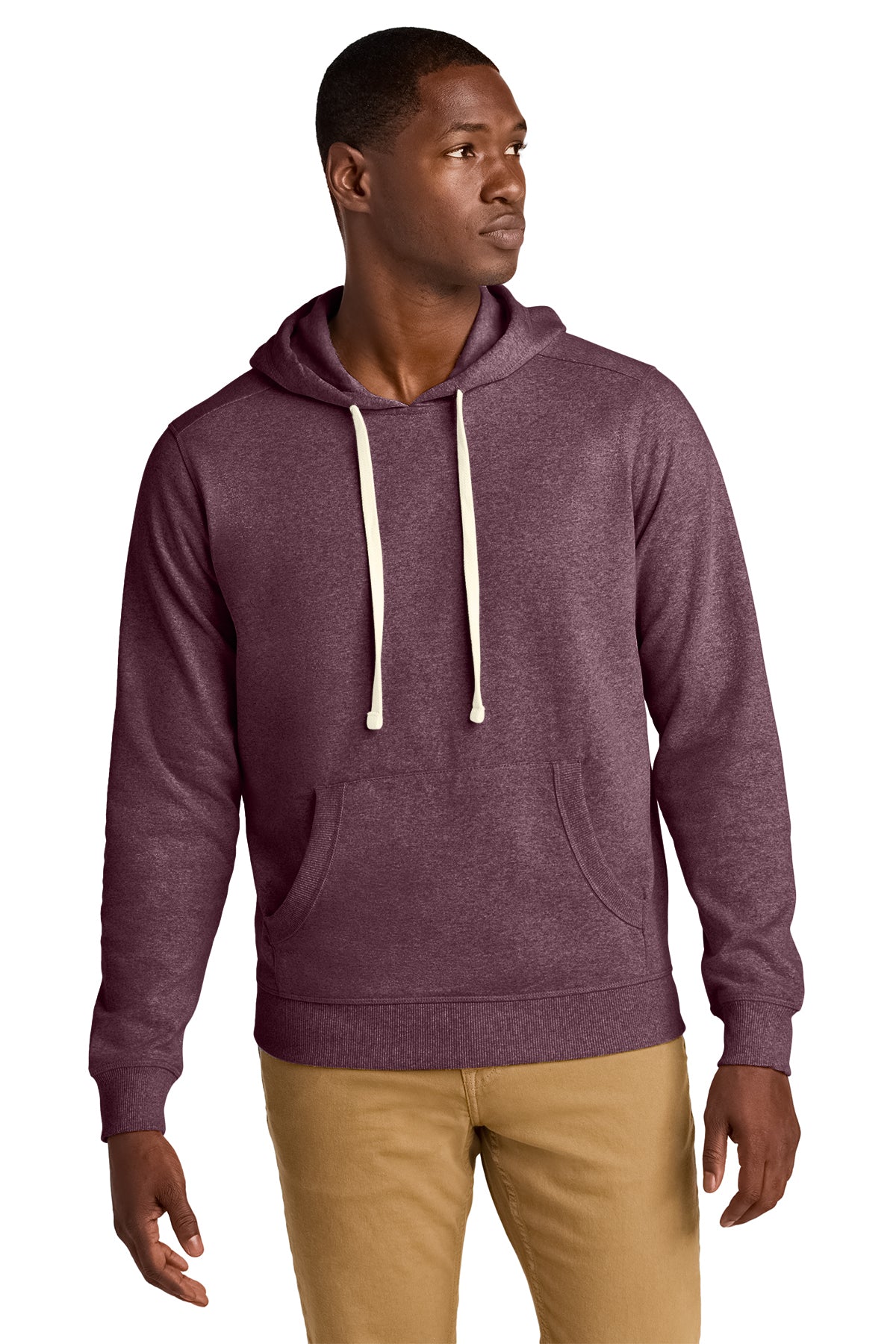 District® Re-Fleece™ Hoodie - Maroon Heather