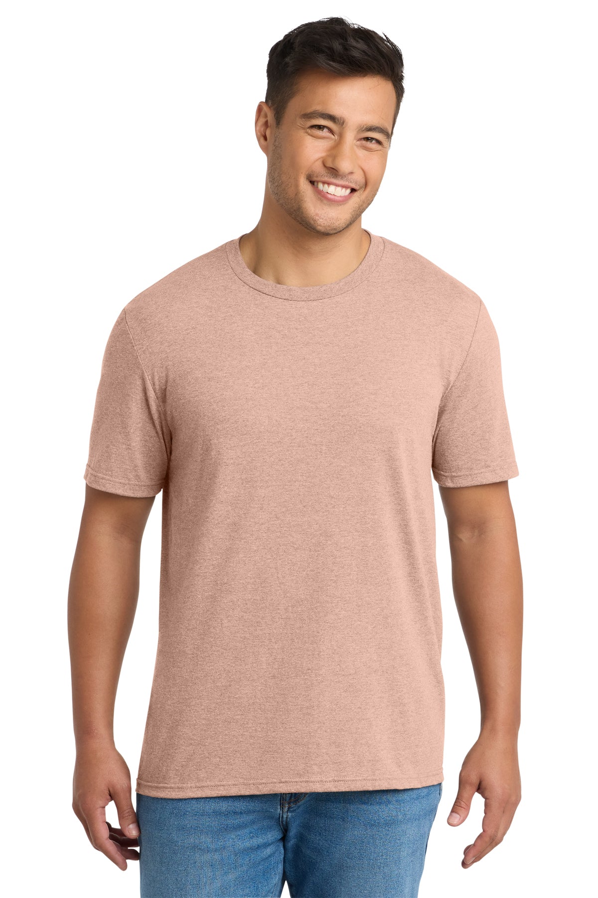 Port & Company PC330 Tri-Blend Tee - Heathered Dusty Peach