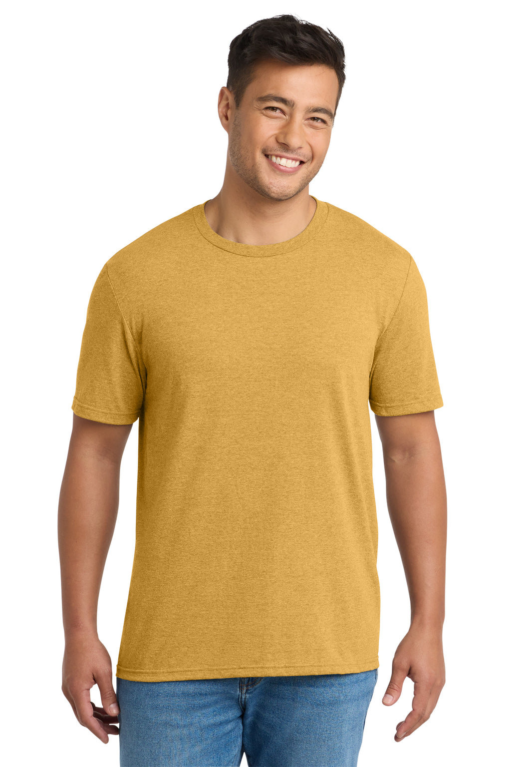 Port & Company PC330 Tri-Blend Tee - Ochre Yellow Heather