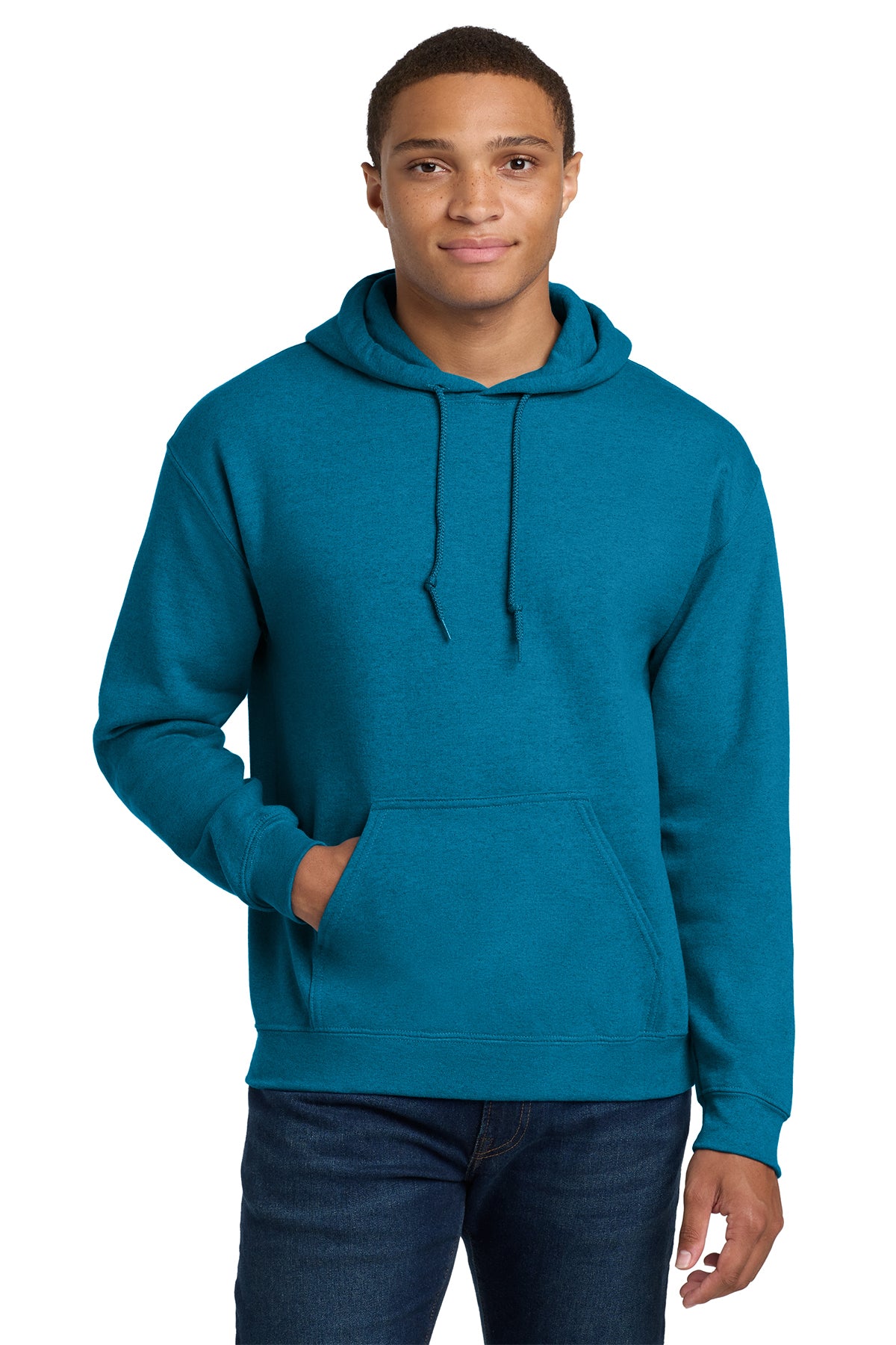 Gildan 18500 Heavy Blend Hooded Sweatshirt - Antique Sapphire