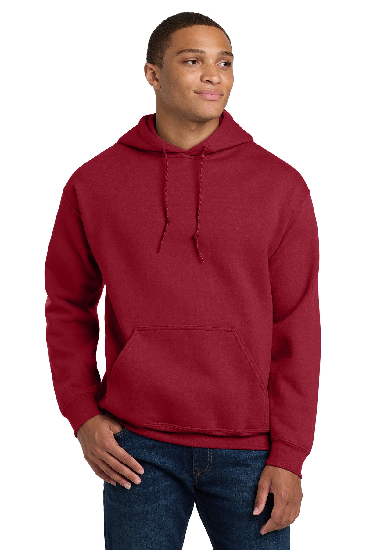 Gildan 18500 Heavy Blend Hooded Sweatshirt - Cherry Red