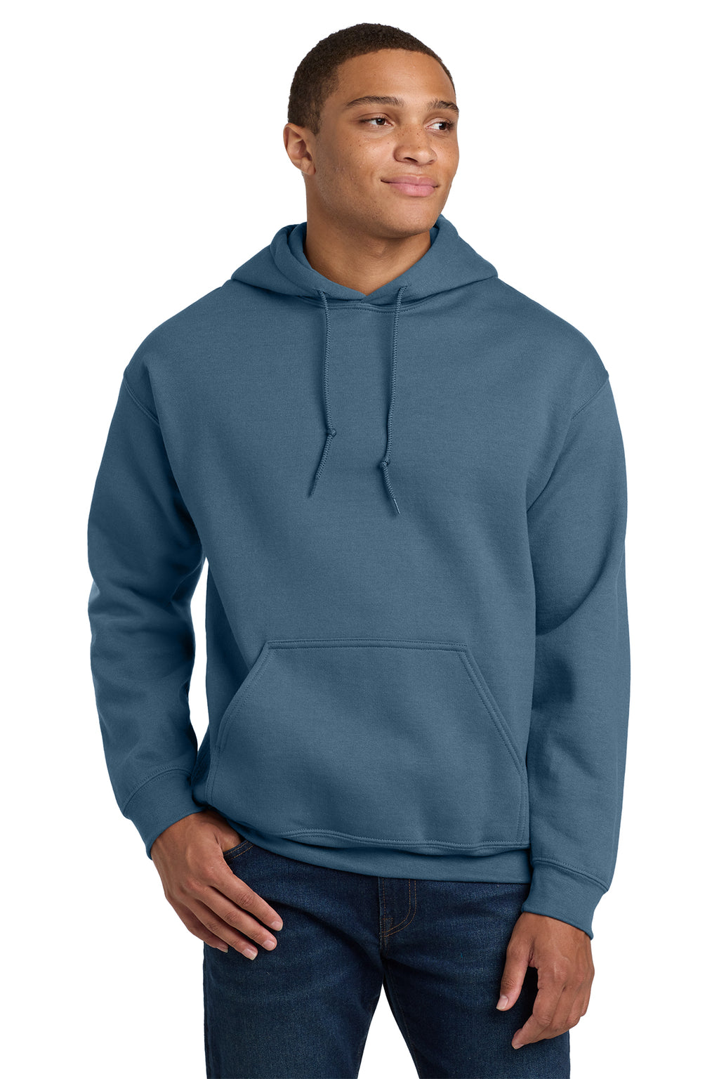 Gildan 18500 Heavy Blend Hooded Sweatshirt - Indigo Blue