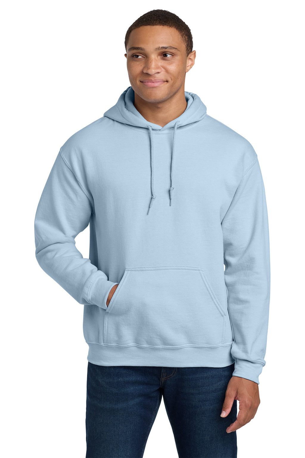 Gildan 18500 Heavy Blend Hooded Sweatshirt - Light Blue