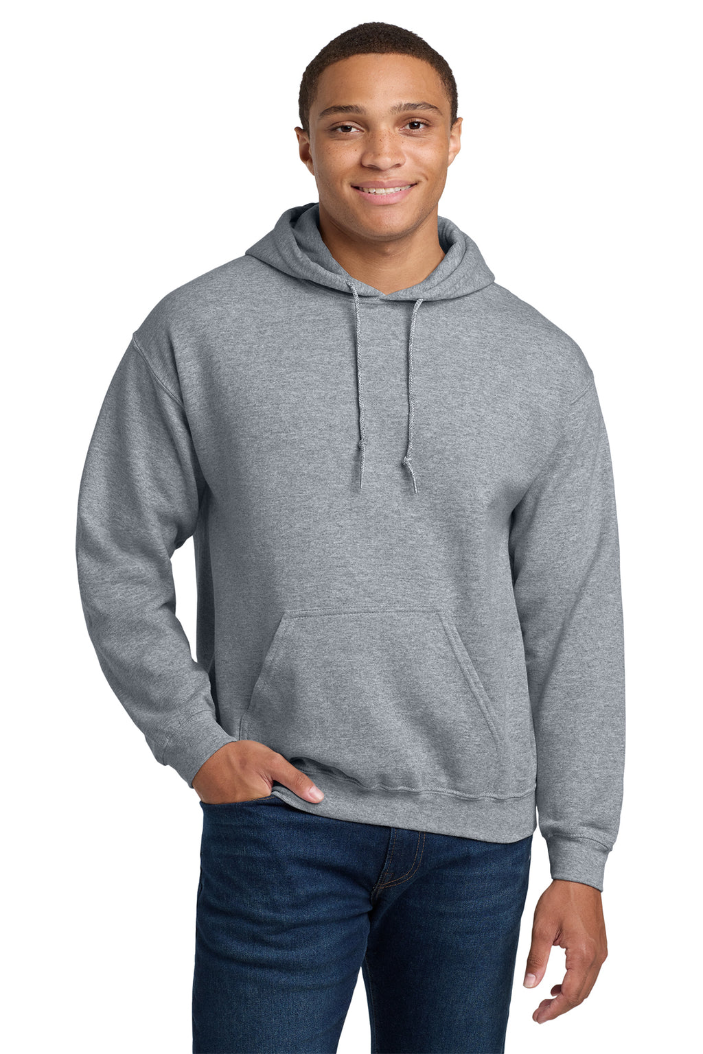 Gildan 18500 Heavy Blend Hooded Sweatshirt - Sport Grey