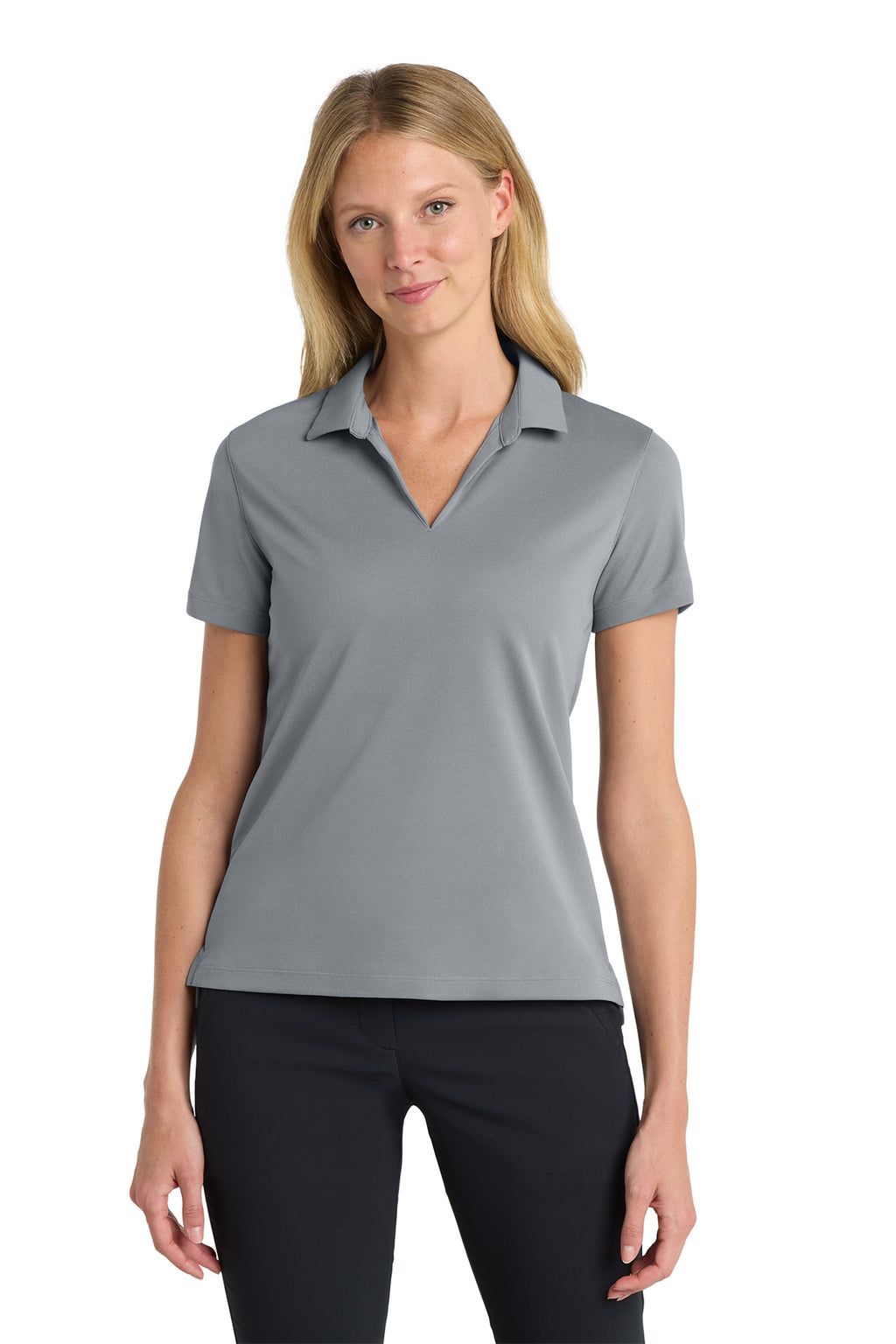 Nike Women's Dri-FIT Micro Pique 2.0 Polo - Cool Grey