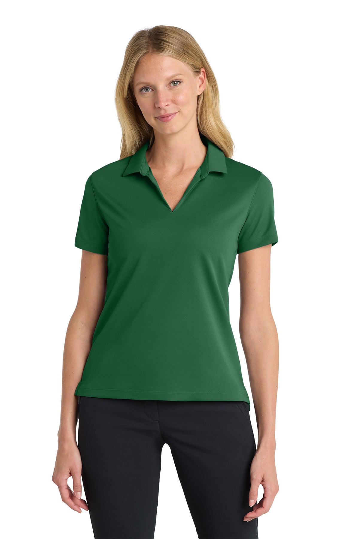 Nike Women's Dri-FIT Micro Pique 2.0 Polo - Gorge Green
