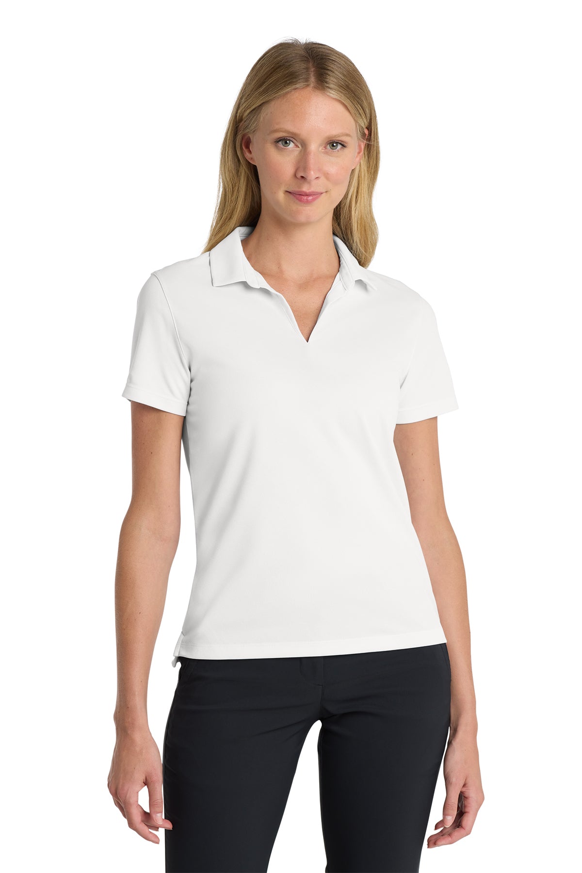 Nike Women's Dri-FIT Micro Pique 2.0 Polo - White