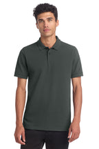 Mercer+Mettle® Stretch Heavyweight Pique Polo - Anchor Grey