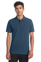 Mercer+Mettle® Stretch Heavyweight Pique Polo - Insignia Blue