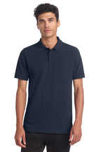 Mercer+Mettle® Stretch Heavyweight Pique Polo - Night Navy