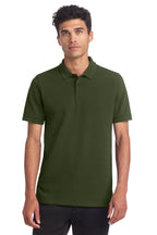 Mercer+Mettle® Stretch Heavyweight Pique Polo - Townsend Green