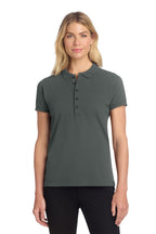 Mercer+Mettle® Women's Stretch Heavyweight Pique Polo - Anchor Grey