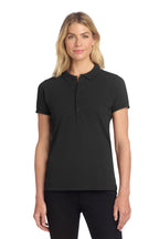 Mercer+Mettle® Women's Stretch Heavyweight Pique Polo - Deep Black