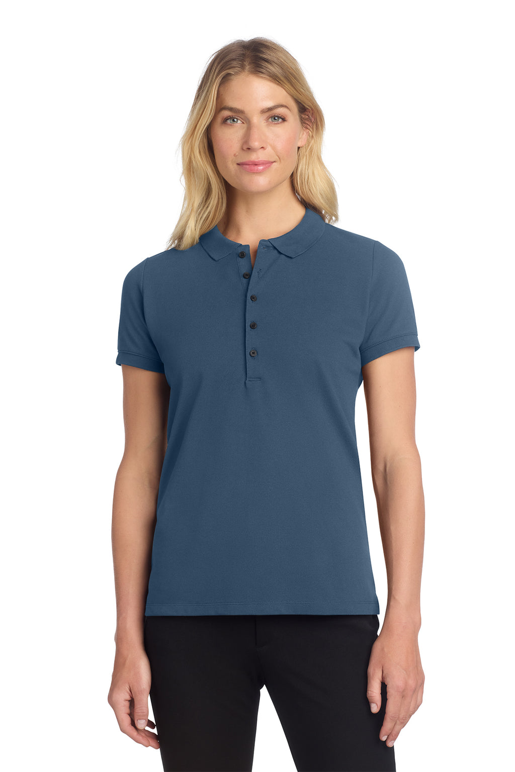 Mercer+Mettle® Women's Stretch Heavyweight Pique Polo - Insignia Blue