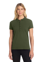 Mercer+Mettle® Women's Stretch Heavyweight Pique Polo - Townsend Green