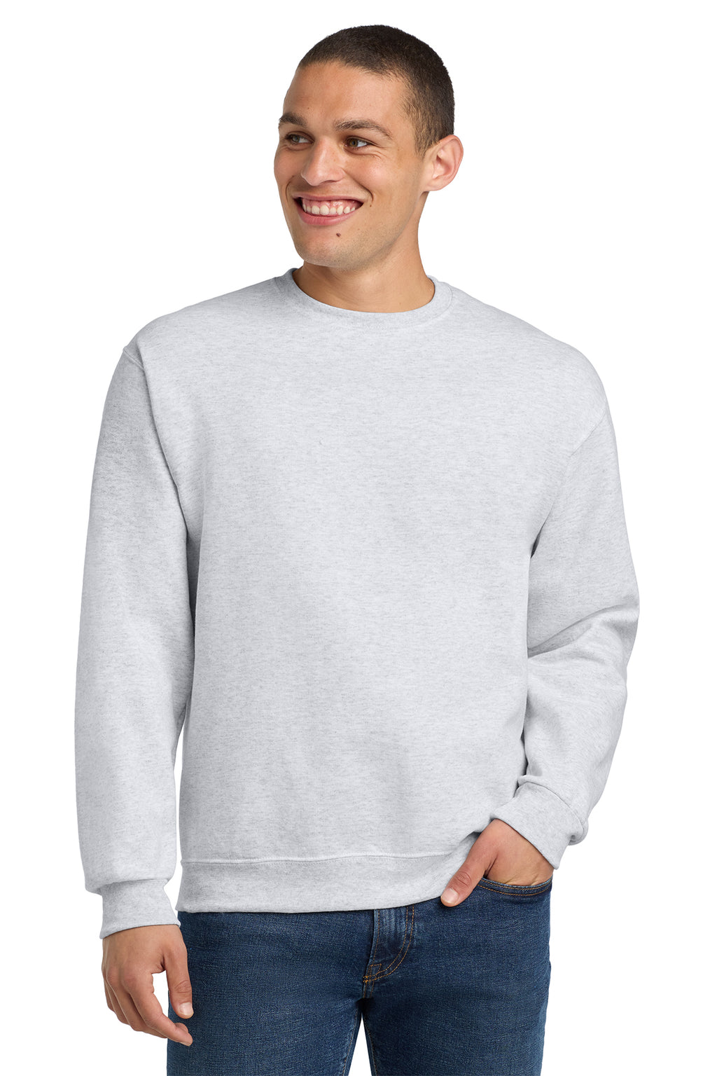 Jerzees 562M NuBlend Crewneck Sweatshirt - Ash