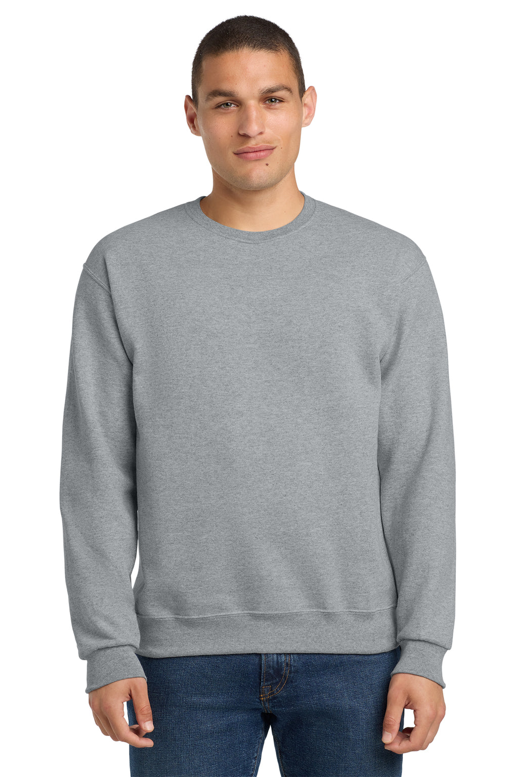 Jerzees 562M NuBlend Crewneck Sweatshirt - Athletic Heather