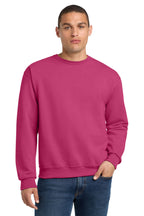 Jerzees 562M NuBlend Crewneck Sweatshirt - Cyber Pink