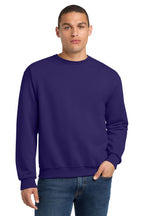 Jerzees 562M NuBlend Crewneck Sweatshirt - Deep Purple