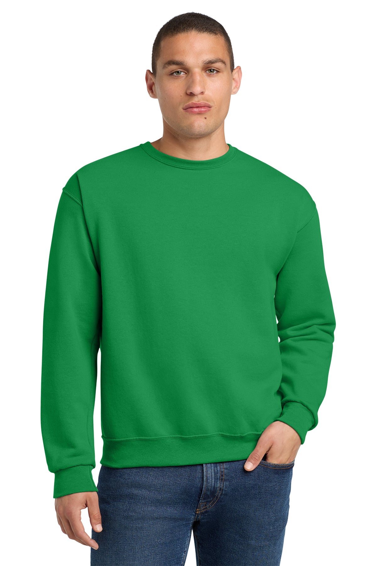 Jerzees 562M NuBlend Crewneck Sweatshirt - Kelly
