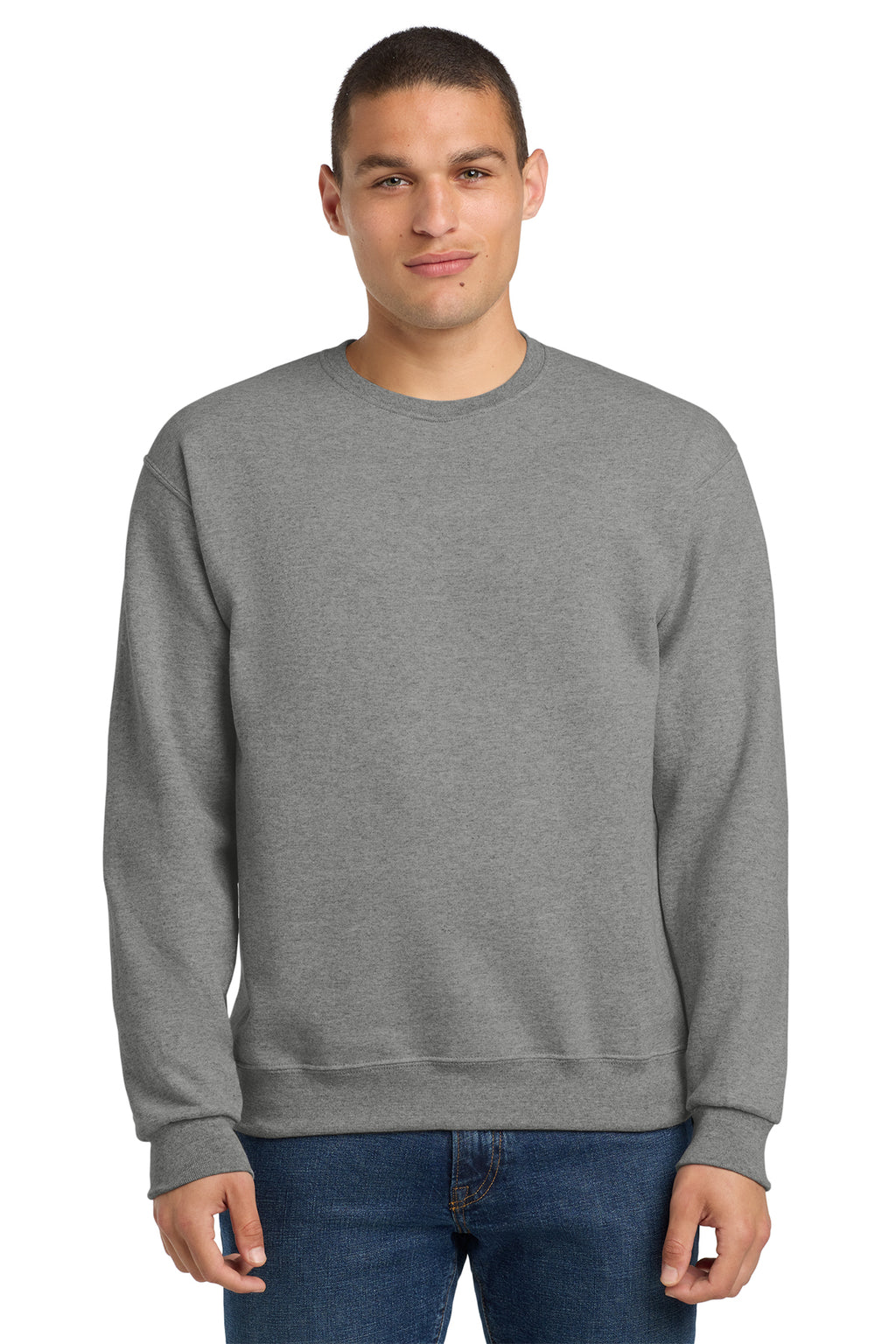 Jerzees 562M NuBlend Crewneck Sweatshirt - Oxford