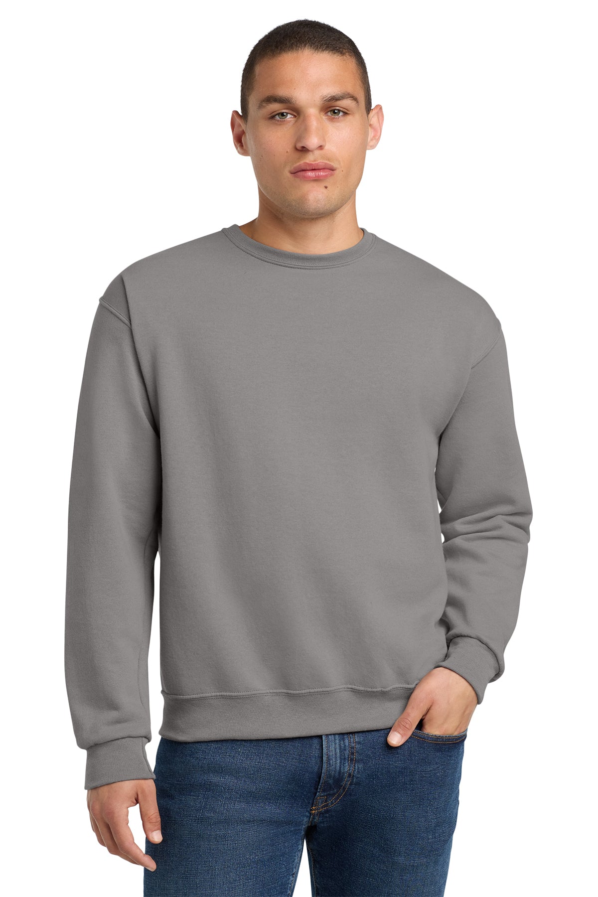 Jerzees 562M NuBlend Crewneck Sweatshirt - Rock