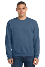 Jerzees 562M NuBlend Crewneck Sweatshirt - Vintage Heather Blue