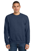 Jerzees 562M NuBlend Crewneck Sweatshirt - Vintage Heather Navy