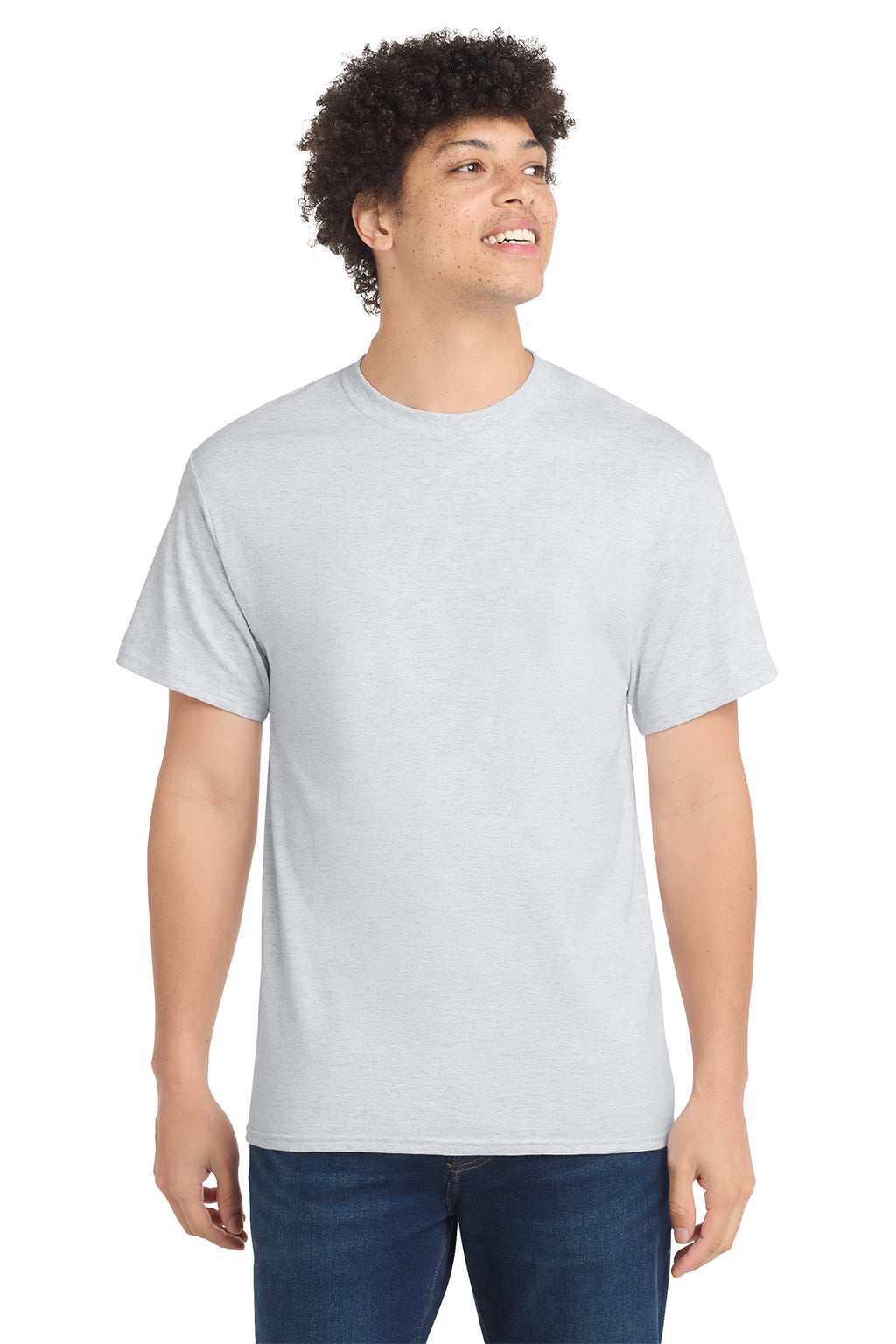 Port & Co Core Cotton Tee - Ash