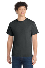 Port & Co Core Cotton Tee - Black Heather