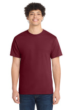 Port & Co Core Cotton Tee - Cardinal