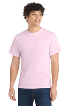Port & Co Core Cotton Tee - Cherry Blossom
