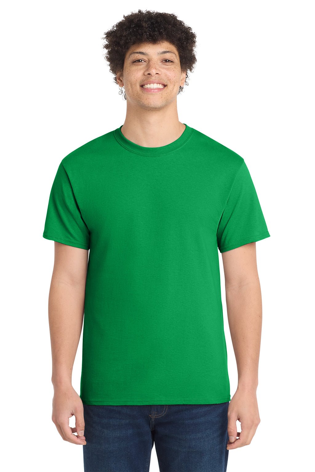 Port & Co Core Cotton Tee - Clover Green
