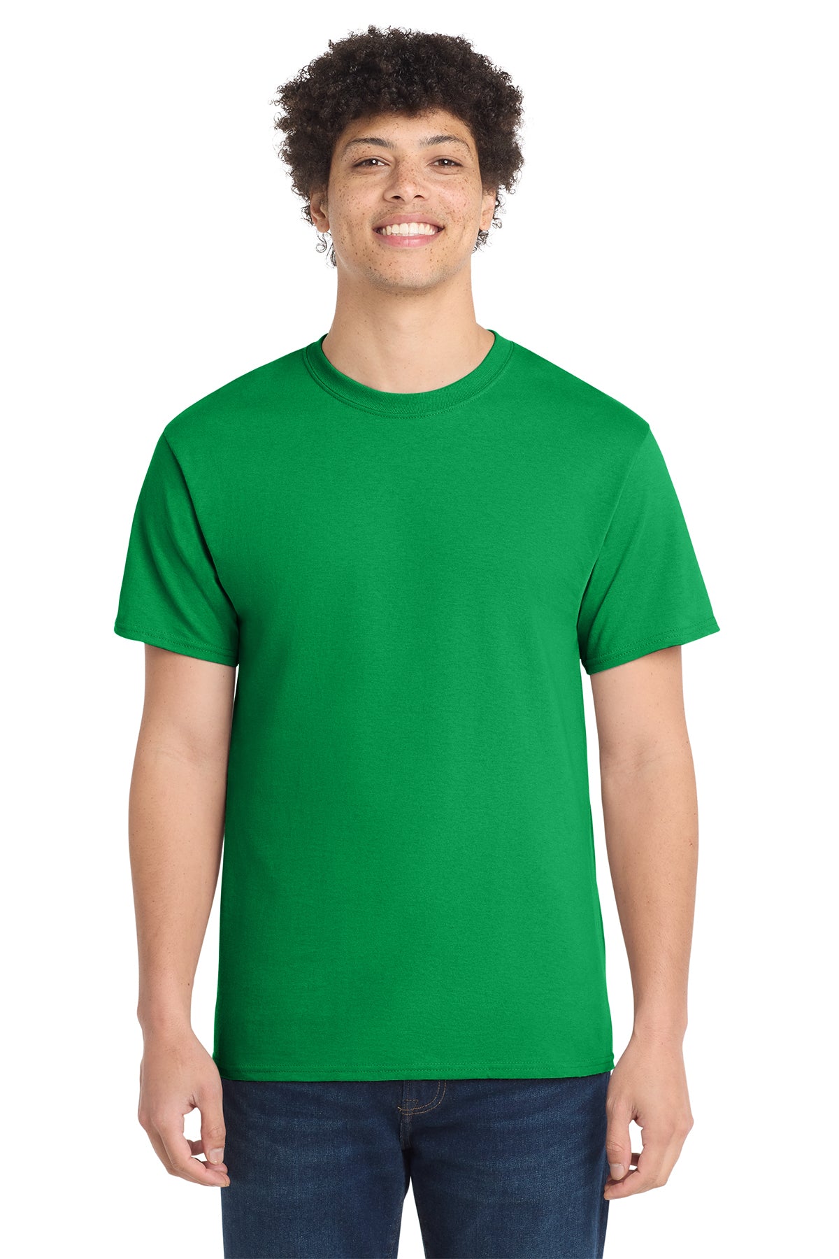 Port & Co Core Cotton Tee - Clover Green