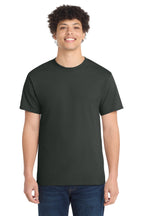 Port & Co Core Cotton Tee - Coal Grey