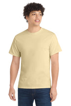 Port & Co Core Cotton Tee - Creme