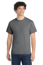 Port & Co Core Cotton Tee - Graphite Heather