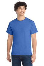 Port & Co Core Cotton Tee - Heather Royal
