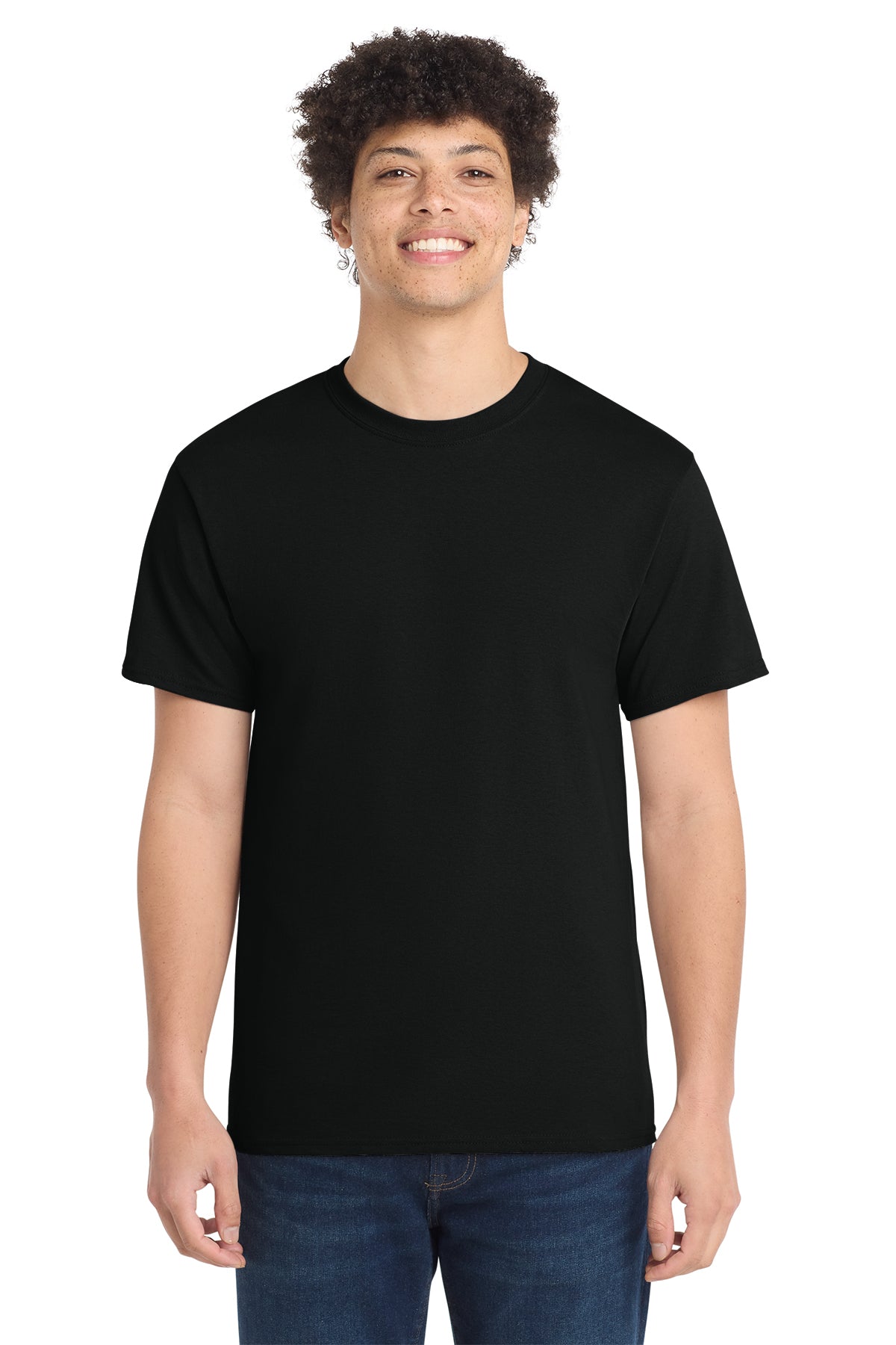 Port & Co Core Cotton Tee - Jet Black
