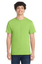 Port & Co Core Cotton Tee - Lime
