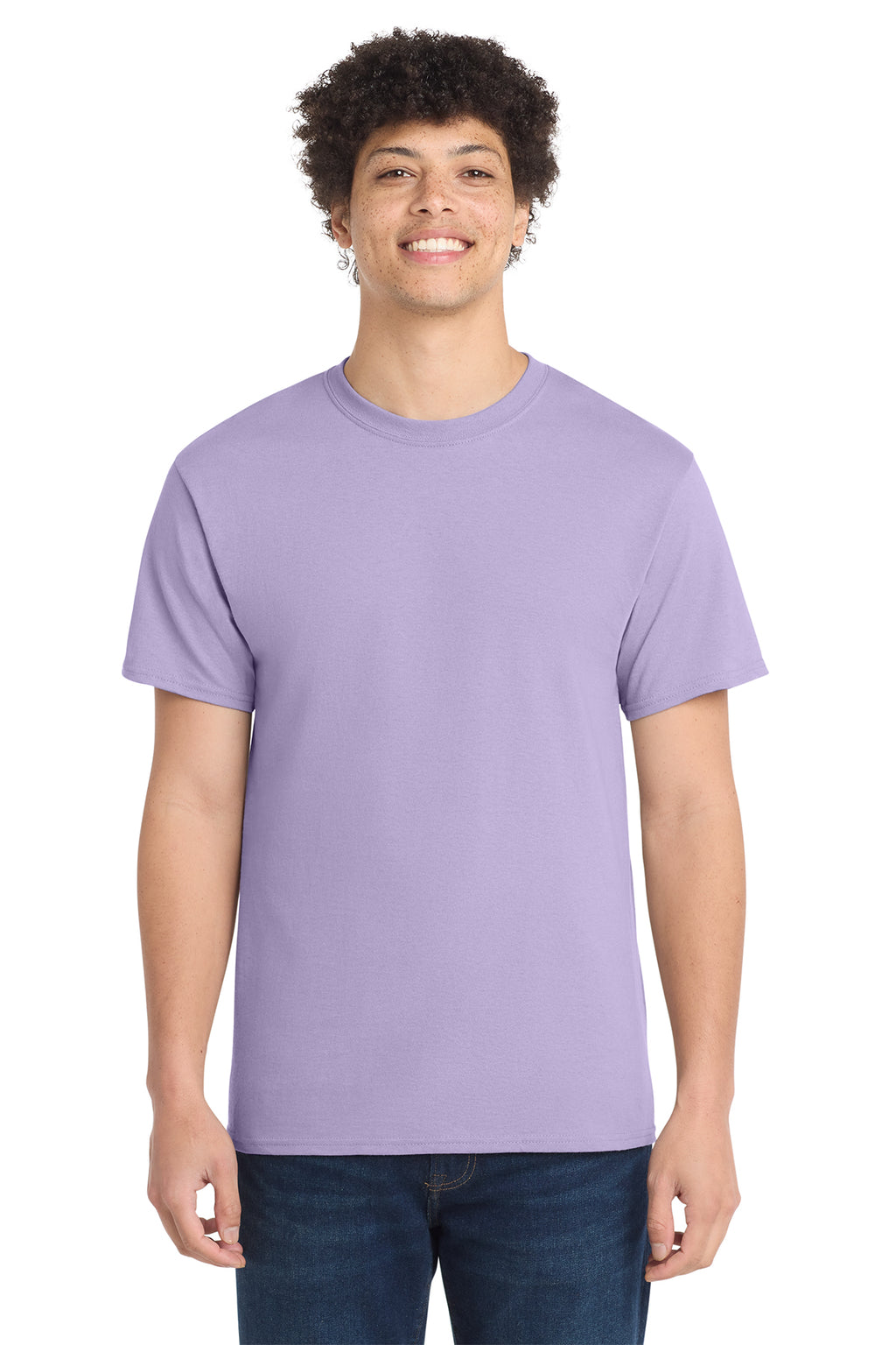 Port & Co Core Cotton Tee - Lavender